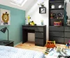 AKORD CLP A-7 Jobboldali Íróasztal Laminált Grafitszürke