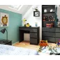 AKORD CLP A-7 Jobboldali Íróasztal Laminált Grafitszürke