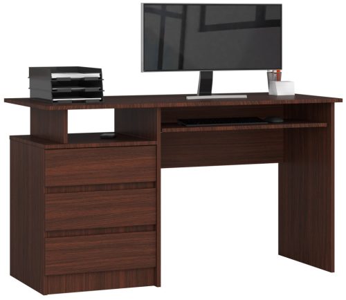 AKORD CLP Szabadonálló Íróasztal Wenge 135 cm
