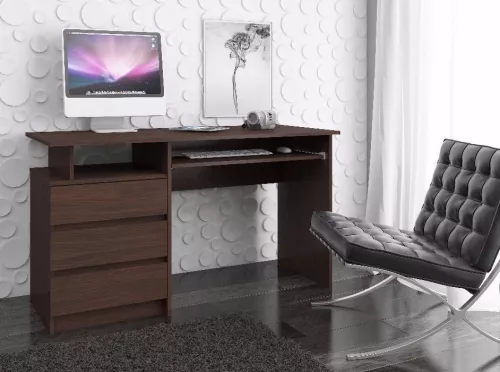 AKORD CLP Szabadonálló Íróasztal Wenge 135 cm