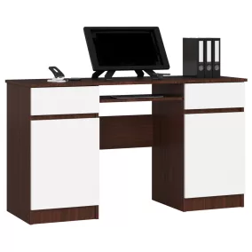 Clp A5 2d 2sz Wenge / Fehér Íróasztal
