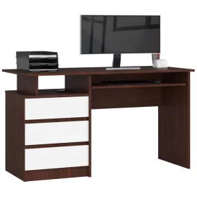 Clp Íróasztal 135cm Venge / Fehér