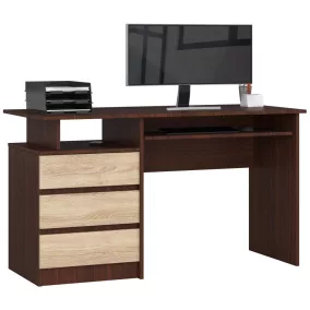 AKORD CLP 135 Íróasztal Wenge Sonoma Tölgy
