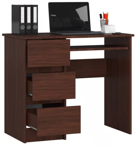 AKORD CLP A-6 Balkezes Számítógépasztal Wenge
