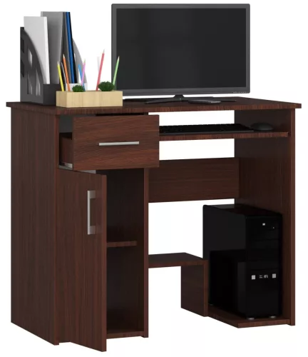 AKORD JAY Kompakt Számítógépasztal Wenge 90cm