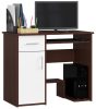 AKORD JAY Számítógépasztal Laminált Wenge-Fehér 90cm