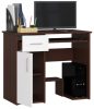AKORD JAY Számítógépasztal Laminált Wenge-Fehér 90cm