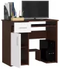 AKORD JAY Számítógépasztal Laminált Wenge-Fehér 90cm