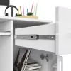 AKORD PIN Magasfényű Fehér Számítógépasztal