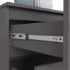 AKORD CLP K160 Komód Laminált Grafitszürke 4 Fiókos
