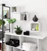 AKORD K Fali Polc Szett 25x25cm Fehér Laminált 3db
