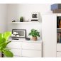 AKORD PS-5 Fali Polc 100cm Fehér Laminált