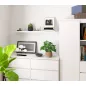 AKORD PS-5 Fali Polc 100cm Fehér Laminált