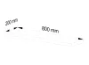 AKORD PS-4 80cm Sonoma Tölgy Fali Polc