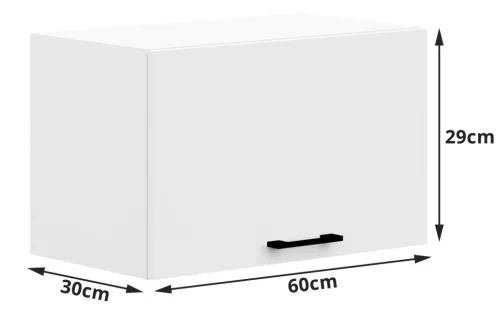 AKORD Oliwia Fali Szekrény Fehér Matt 60cm