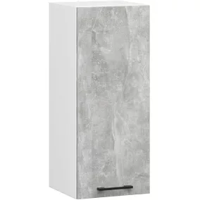 AKORD Oliwia Fali Konyhaszekrény Fehér Beton Matt 30cm