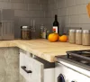 AKORD Oliwia Sarok Felső Konyhaszekrény 60/60 Fehér/Beton