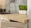 AKORD Oliwia S60 Konyhai Fiókos Szekrény Laminált Fehér-Cappuccino Magasfényű