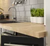 AKORD Oliwia 80 cm Mosogatószekrény Fehér-Grafit Magasfényű
