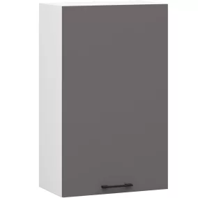   AKORD Oliwia Fali Konyhaszekrény Laminált Fehér-Grafit Matt 50 cm