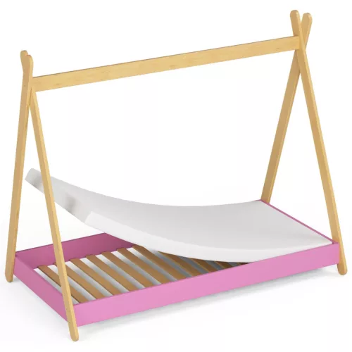 AKORD GEM Tipi Gyerekágy Rózsaszín Laminált 160x80