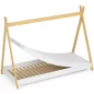 AKORD GEM Tipi Gyerekágy Laminált Fehér 180x80