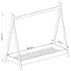 AKORD GEM Tipi Gyerekágy Laminált Fehér 180x80