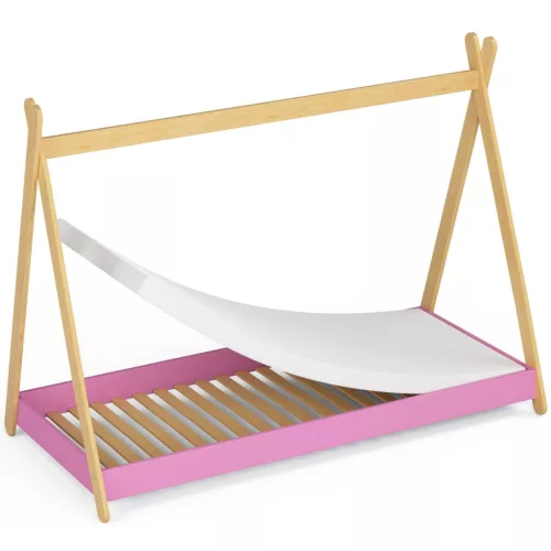 AKORD GEM Tipi Gyerekágy Laminált Rózsaszín 180x80