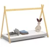 AKORD GEM Tipi Gyerekágy Laminált Szürke 180x80