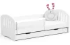 AKORD Play Gyerekágy 180x80 Fehér Laminált Fiókos Matraccal