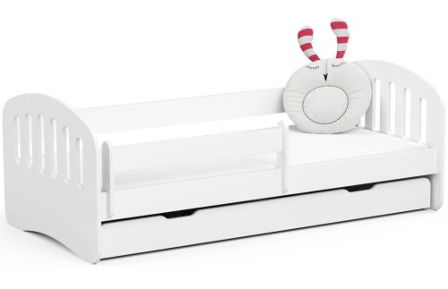 AKORD Play Gyerekágy 180x80 Fehér Laminált Fiókos Matraccal