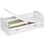   AKORD Play Gyerekágy 180x80 Fehér Laminált Fiókos Matraccal