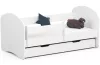 AKORD Smile 140x70 Gyermekágy Laminált Fehér Védőkorláttal