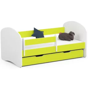 AKORD Smile Gyermekágy Laminált Lime 140x70 Matraccal