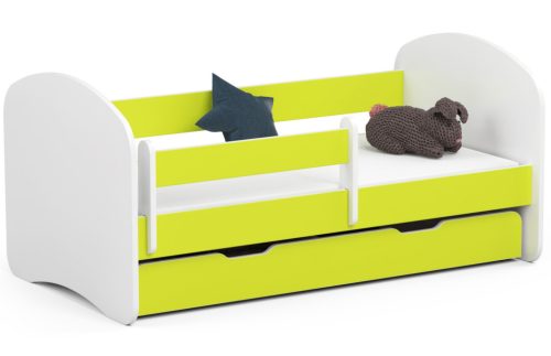 AKORD Smile Gyermekágy Laminált Lime 140x70 Matraccal