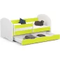 AKORD Smile Gyermekágy Laminált Lime 140x70 Matraccal