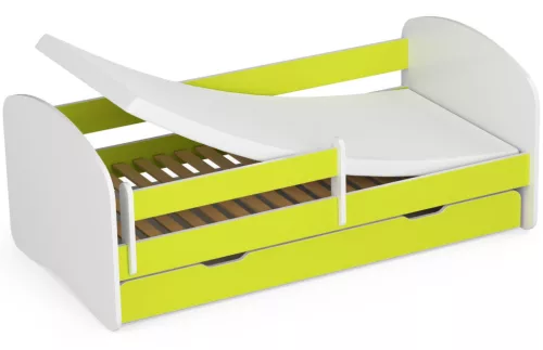 Gyerekágy Smile 160x80 Lime + Matrac