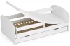 AKORD Smile Gyerekágy 180x90 Fehér Laminált Védőkorláttal