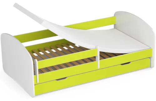 AKORD Smile Gyerekágy Laminált Lime 180x90 Matraccal