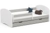 AKORD Smile Gyerekágy 180x90 Szürke Laminált Védőkorláttal