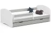 AKORD Smile Gyerekágy 180x90 Szürke Laminált Védőkorláttal