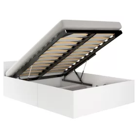 AKORD CLP Ágyneműtartós Ágy 100x200 Laminált Fehér