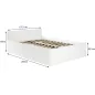 AKORD CLP Tárolós Ágy Laminált Fehér 120x200