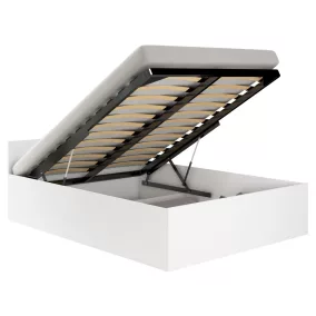 AKORD CLP Tárolós Ágy Laminált Fehér 140x200