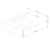 AKORD CLP Tárolós Ágy Laminált Fehér 160x200