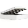 AKORD CLP Tárolós Franciaágy Laminált Fehér 180x200