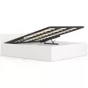 AKORD CLP Tárolós Franciaágy Laminált Fehér 180x200