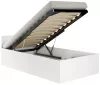 AKORD CLP Tárolós Ágy Laminált Fehér 90x200