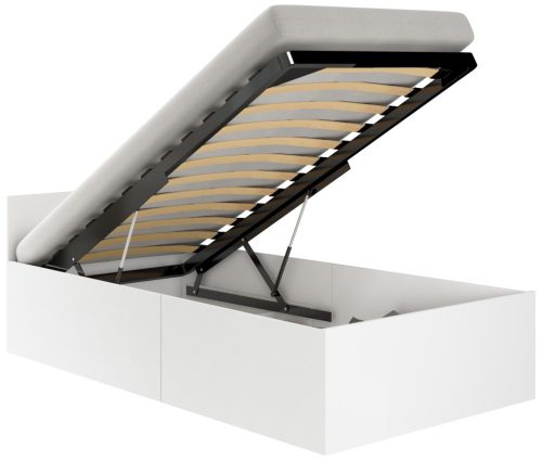 AKORD CLP Tárolós Ágy Laminált Fehér 90x200 LOZPODBIA90