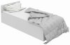 AKORD CLP Tárolós Ágy Laminált Fehér 90x200 LOZPODBIA90
